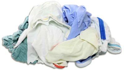 Reclaimed Premium White Knit Sheet Rags - Rags